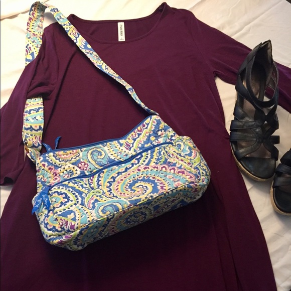 Zenana Outfitters Dresses & Skirts - Long Sleeve Dress Wine Large